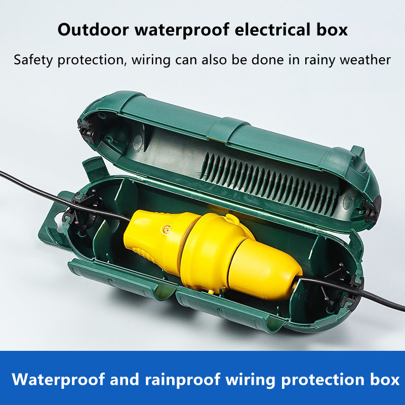 Outdoor Power Extension - Outdoor Extension Cord Safety Cover With