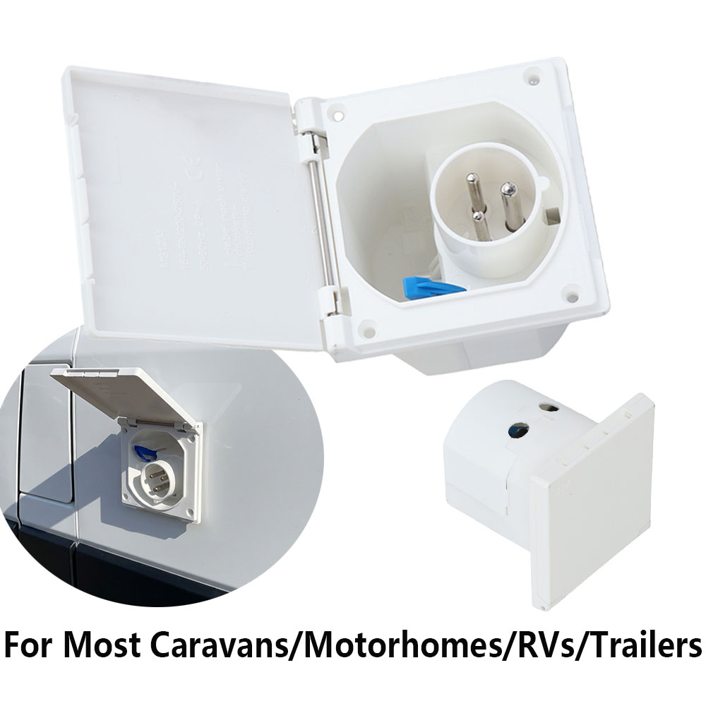 Outdoor Power Extension - CEE Caravan Power Supply Plug 3