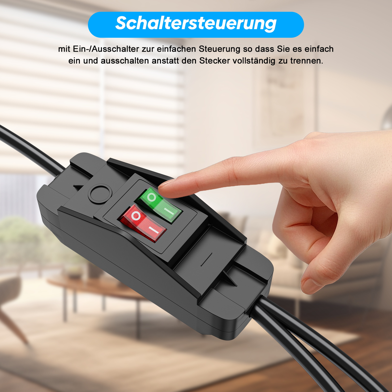 EU Plug 40cm/2m Extension Cord - Outdoor Power Extension recension och pris