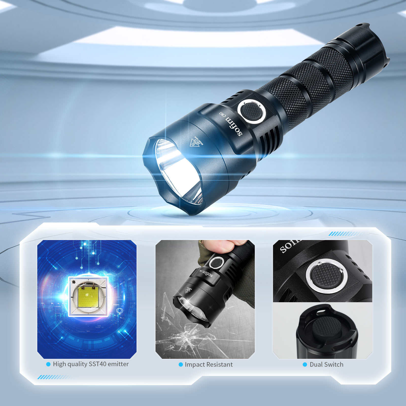 SOFIRN C8G Powerful LED Flashl - Outdoor Power Group recension och pris