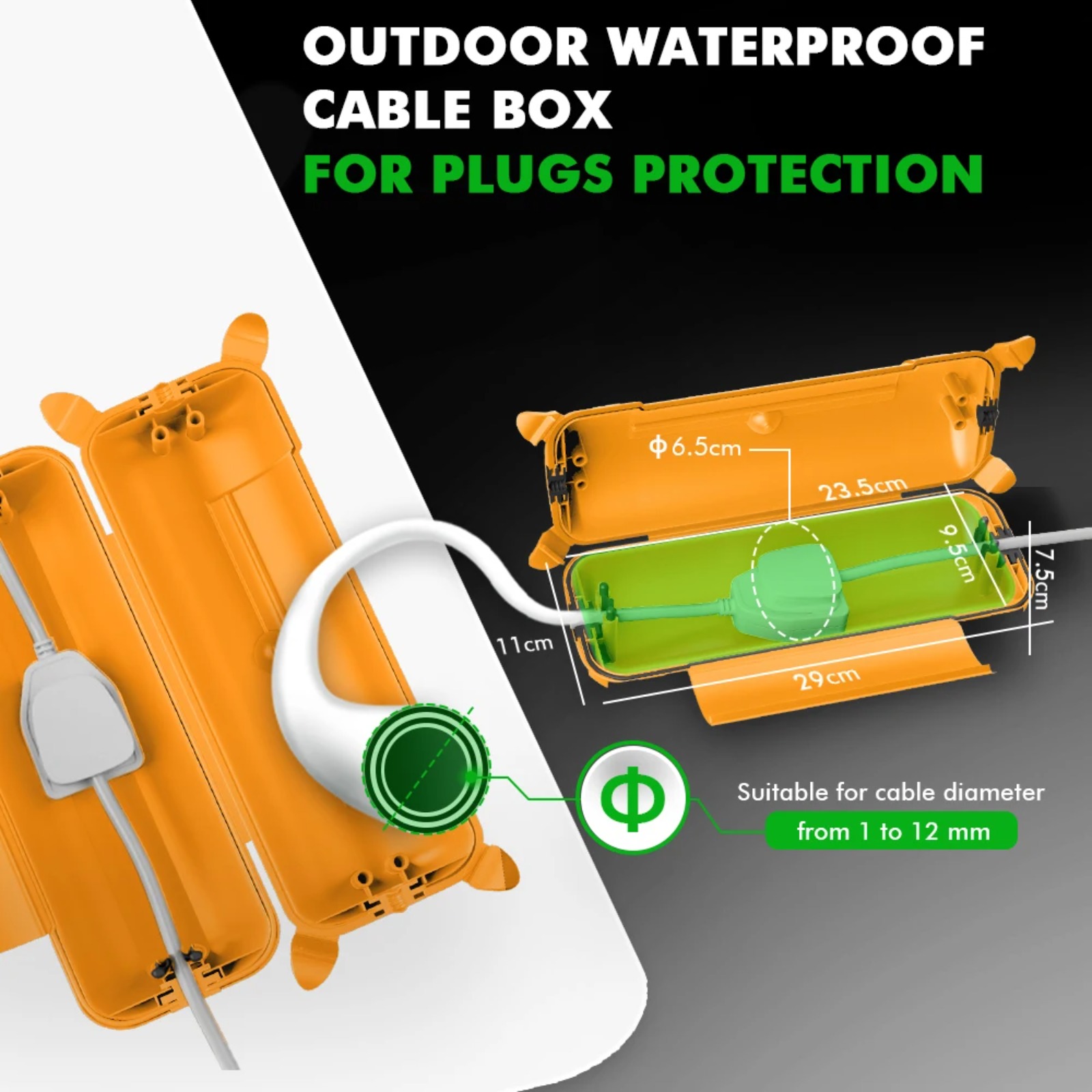 IP44 Outdoor Extension Cord Co - Outdoor Power Extension recension och pris