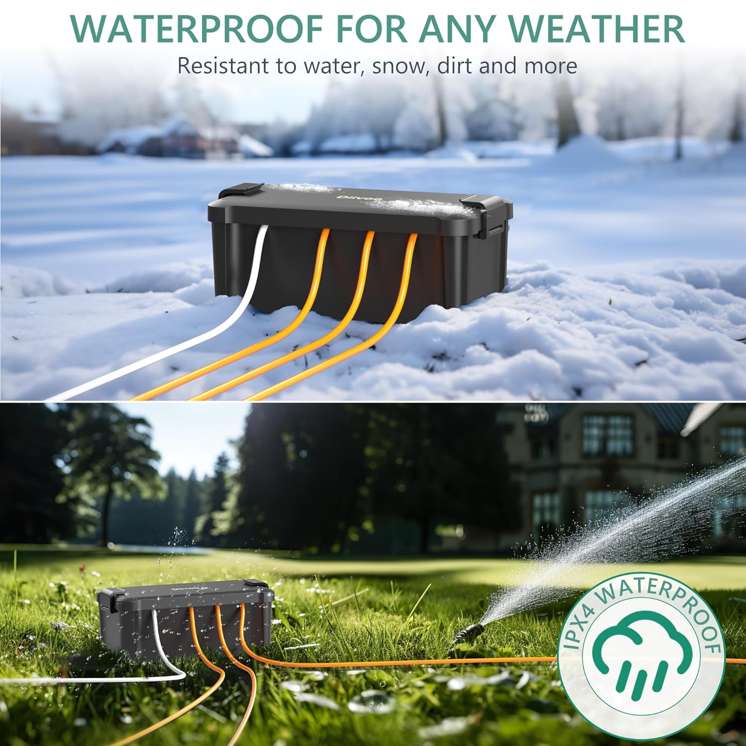 Diivoo Outdoor Waterproof Elec - Outdoor Power Extension recension och pris