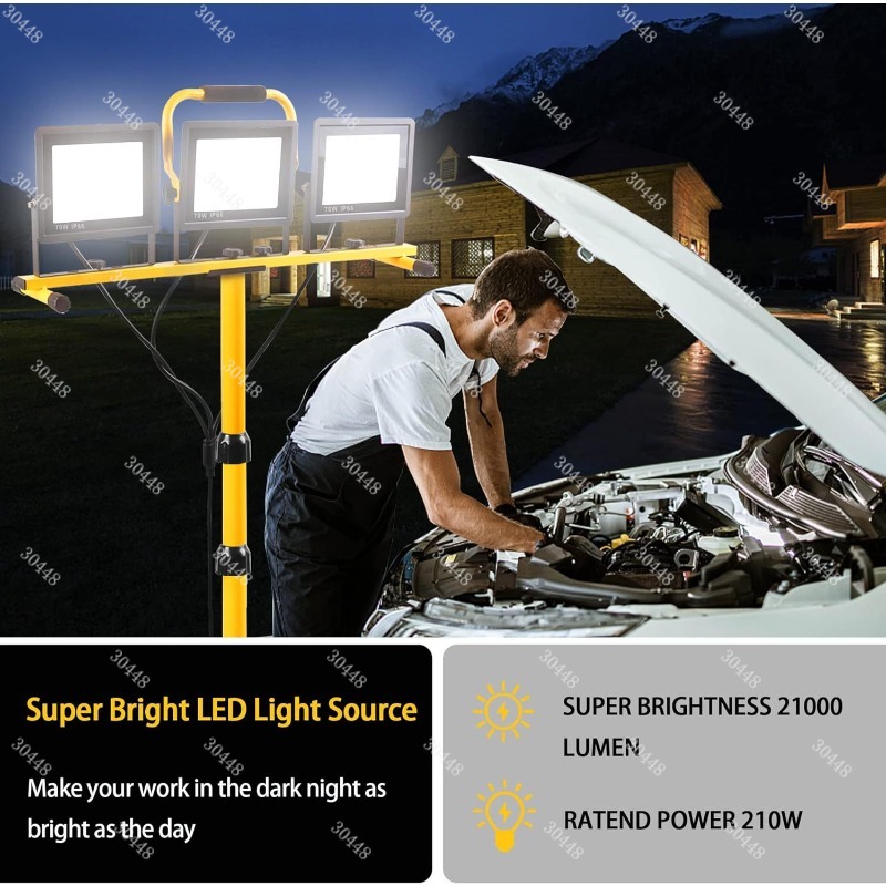 Led work light, portable flood - Outdoor Power Repair recension och pris